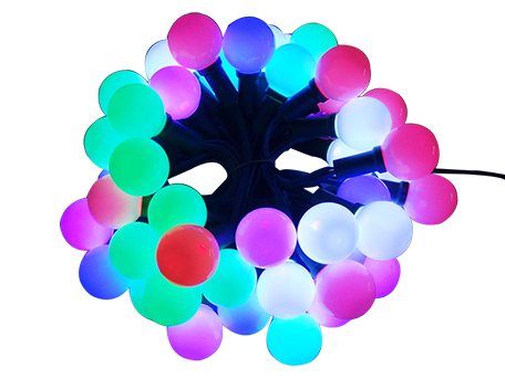 remote control 12V led round ball outdoor Christmas tree lights